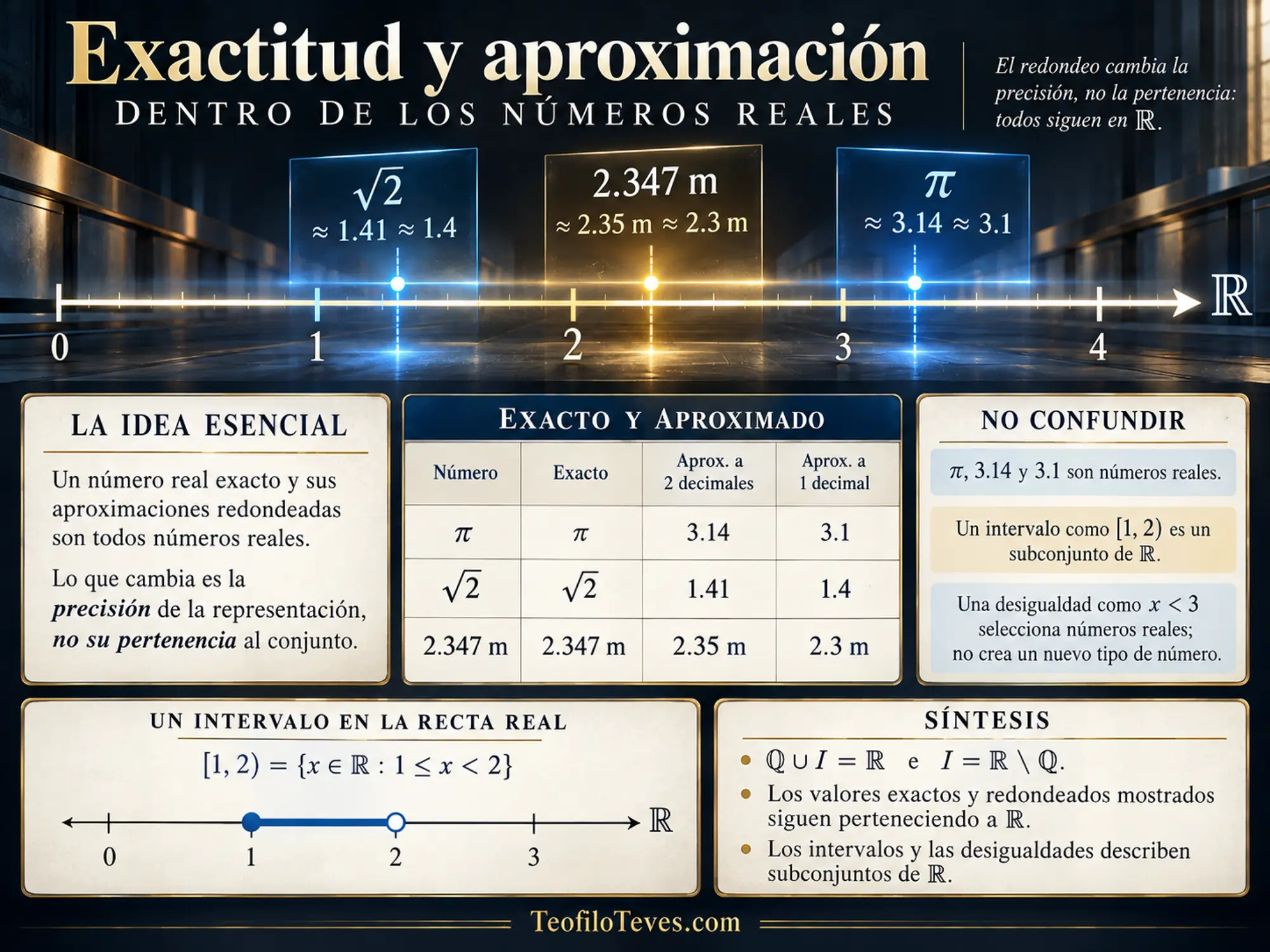 Exactitud y aproximación qué cambia al redondear un número real